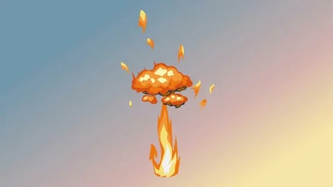 abstract fire explosion background and 2... | Stock Video | Pond5