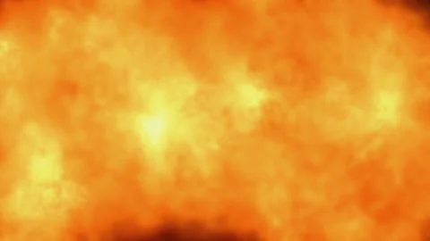 Abstract Fire Explosion Background, Full Frame Flame Texture Stock Footage 346176027