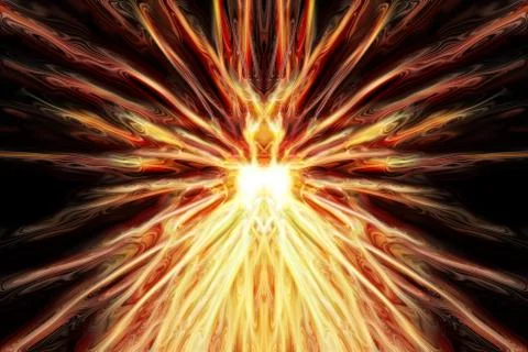 Abstract fire explosion texture Stock Illustration