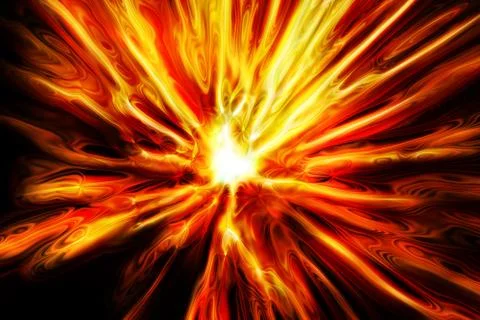 Abstract fire explosion texture Stock Illustration