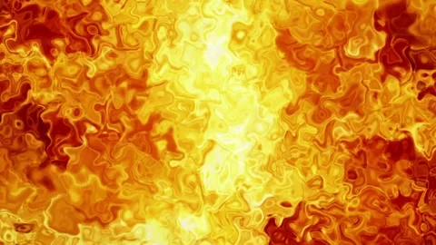 Abstract Fire Explosion with Warped Bubble Effect Stock Footage 344914218