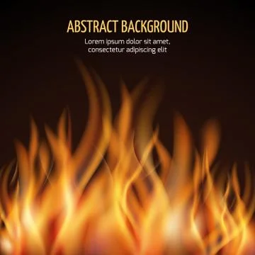 Abstract fire flame vector background Stock Illustration