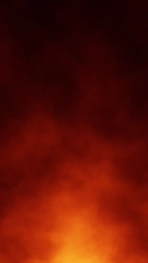 Abstract fire with flames and smoke loop vertical animation Stock-Footage 344146649