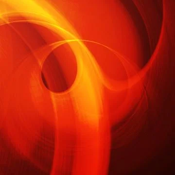 Abstract fire flames on a black background. Stock Illustration