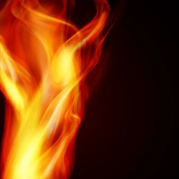 Abstract fire flames Illustrazione stock