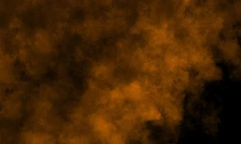 Abstract Fire Fog Texture Background With Dark Orange Smoke Overlay Stock Photos