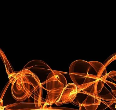 Abstract fire frame copyspace fire lines and place for text Copyright: xZo... Foto stock