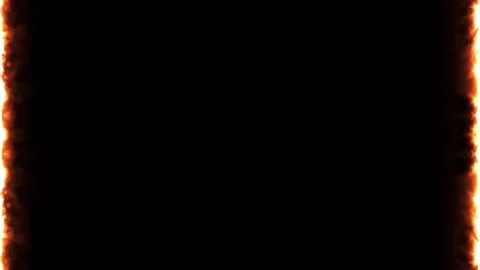 Abstract Fire Frame Stock Footage 284394921