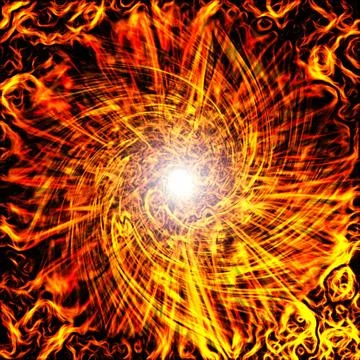 Abstract fire Stock Illustration