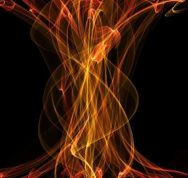 Abstract fire illustration Stock Photos