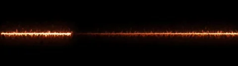 Abstract fire line glowing with intense energy against dark black backgroun.. 스톡 동영상 334906714