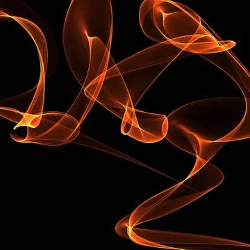 Abstract fire lines Abstract fire lines rendered on a black wallpaper Copy... Stock Photos