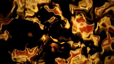 Abstract fire loop Stock Footage 84234461