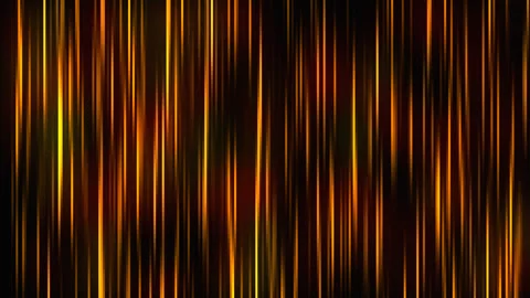 Abstract fire orange yellow glowing vertical lines loop background video Stock Footage 342147433