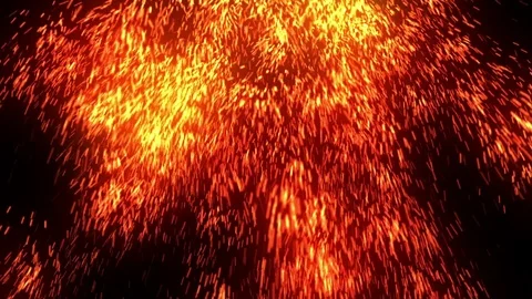 Abstract Fire Rain Particles 스톡 동영상 73759978