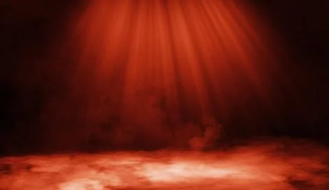 Abstract fire smoke on floor with light effect. Lighting spotlighting texture Stock Illustration