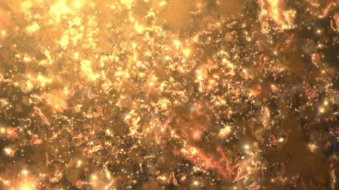 Abstract Fire Sparks Particle Explosion Background Fiery Glow Stock Footage 334108717
