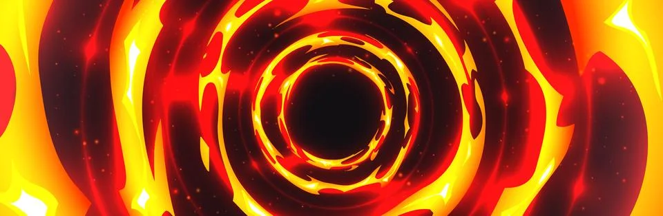 Abstract fire vortex background Illustrazione stock