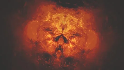 Abstract Fireball Background Stock Footage 247051984