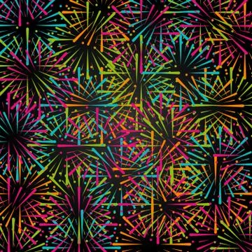 Abstract Firework background. Abstract Vector Design. Stock Illustration