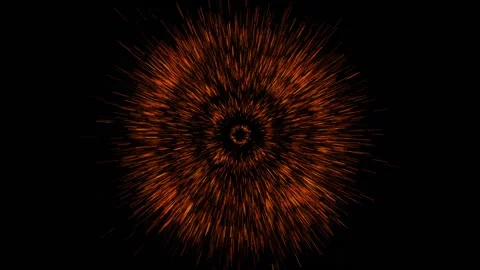 Abstract firework background. Colorful celebration fireworks isolated on a .. Stock Footage 294231191