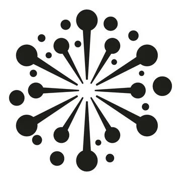 Abstract firework burst celebrating festive explosion concept 스톡 일러스트