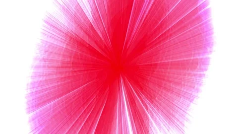 Abstract Firework Explosion in Bright Red Colors with Dynamic Lines Stock Footage 338195908