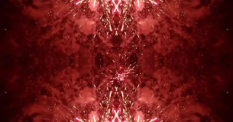 Abstract firework footage in loopable slow motion Foto stock