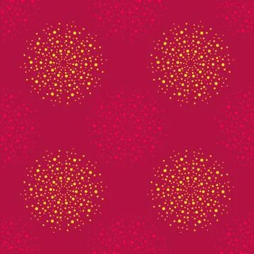 Abstract firework pattern Stock Illustration