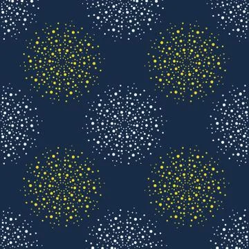Abstract firework pattern Illustrazione stock
