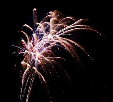 Abstract fireworks background Stock Photos