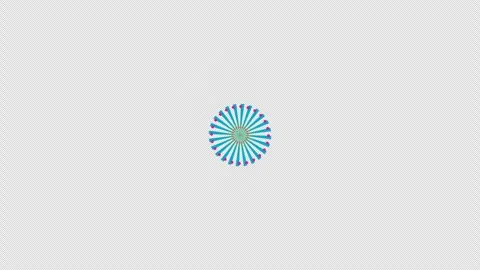 Abstract Fireworks colorfull Flower Effect | Color Particle Animation | 4K Alpha Stock Footage 336809832