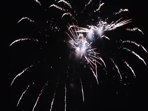 Abstract fireworks Stock Footage 114919117