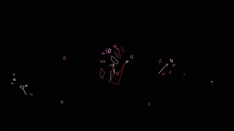 Abstract fireworks Stock Footage 141154750
