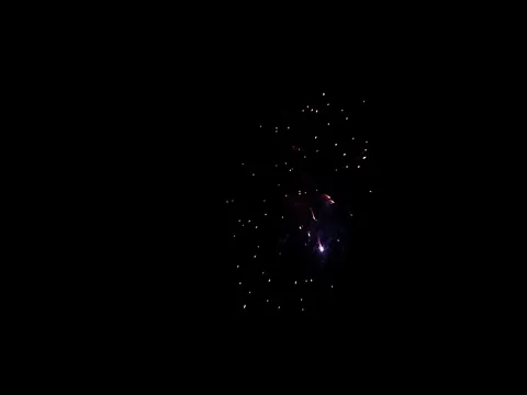Abstract fireworks, long shot Stock Footage 114918776