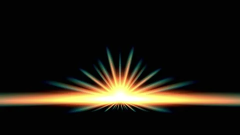 Abstract fireworks with orange light effect. Stock Footage 200069691