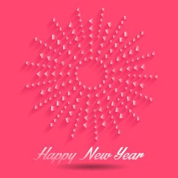 Abstract fireworks Vector Flat Icon Stock Illustration