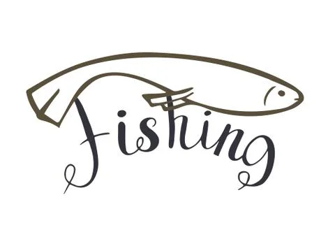 Abstract fish icon. Stock Illustration