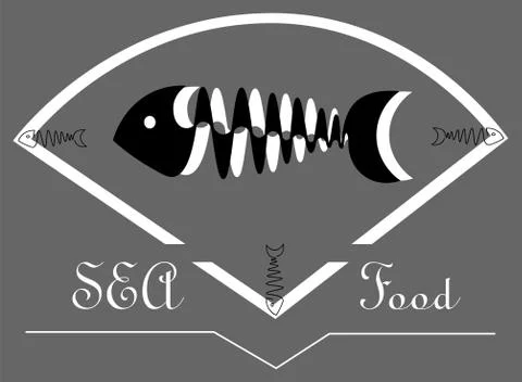 Abstract fish / seafood / logo Stock Illustration