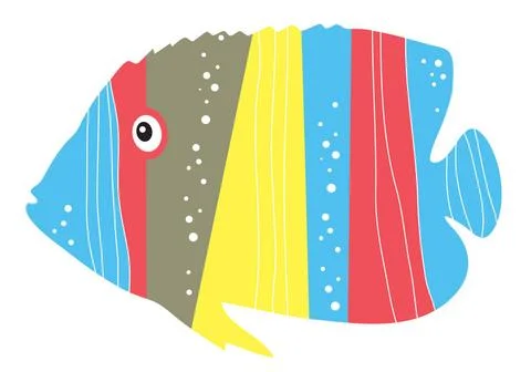 Abstract fish vector abstract tropical fish Copyright: xZoonar.com/artdesi... Foto stock