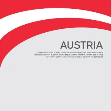 Abstract flag of austria. Creative background. Austrian business booklet, flyer Stock Illustration