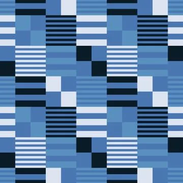 Abstract flag infinity seamless pattern Illustrazione stock