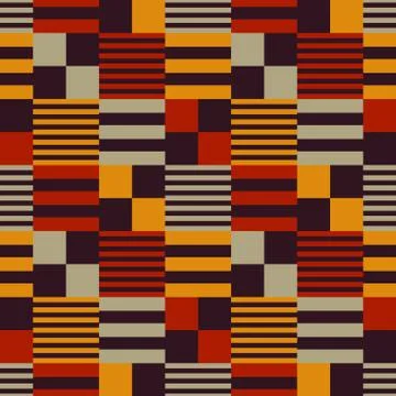 Abstract flag infinity seamless pattern Stock Illustration