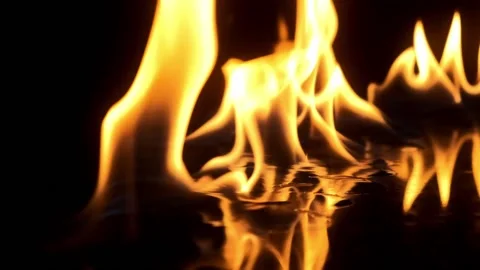 Abstract flame background slow motion video Vídeos de archivo 143713774