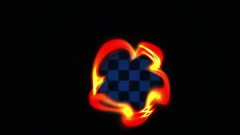 Abstract flame design element. Stock Footage 337498040