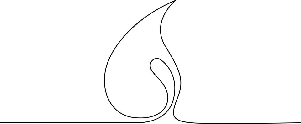 Abstract flame design Vector Illustrazione stock