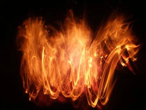 Abstract Flame Explosion Stock Photos