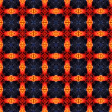 Abstract flame geometrical texture or background made seamless Stock Illustration
