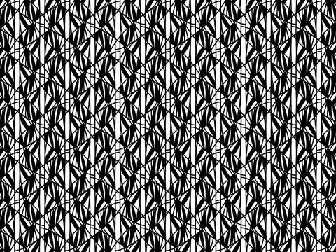 Abstract flame lattice monochrome pattern. Stock-Illustration