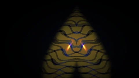 Abstract flame patterns in darkness. Stock Footage 336692523